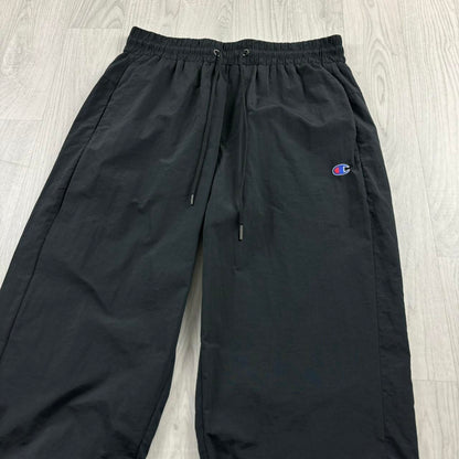 VINTAGE Y2K CHAMPION BAGGY TRACKSUIT BOTTOMS BLACK