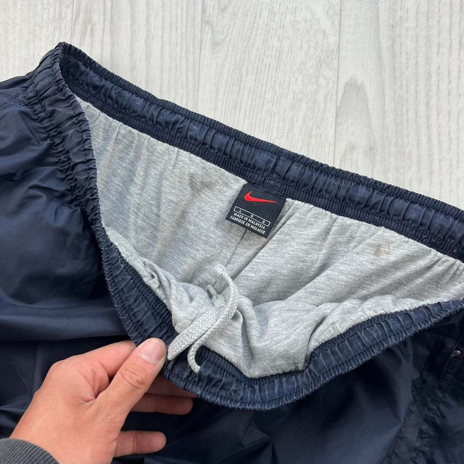 VINTAGE Y2K NIKE BAGGY TRACKSUIT BOTTOMS NAVY