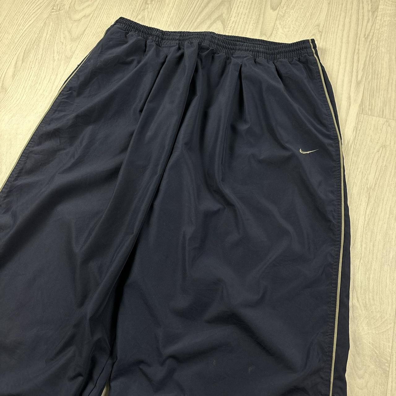 VINTAGE Y2K NIKE GOLF BAGGY TRACKSUIT BOTTOMS NAVY