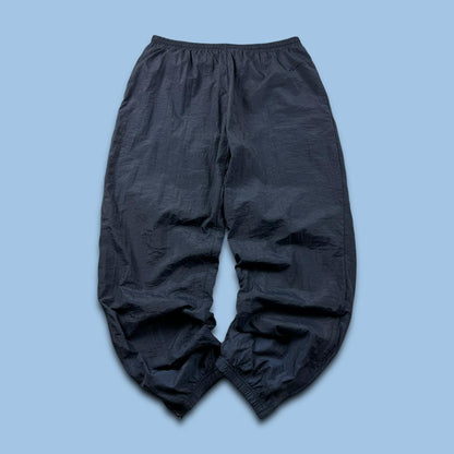 VINTAGE Y2K REEBOK BAGGY TRACKSUIT BOTTOMS NAVY
