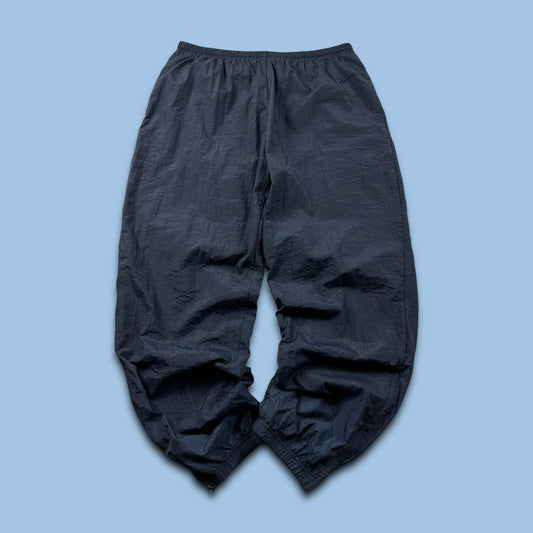 VINTAGE Y2K REEBOK BAGGY TRACKSUIT BOTTOMS NAVY