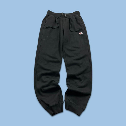 VINTAGE 00s CHAMPION COTTON SWEATPANTS BLACK