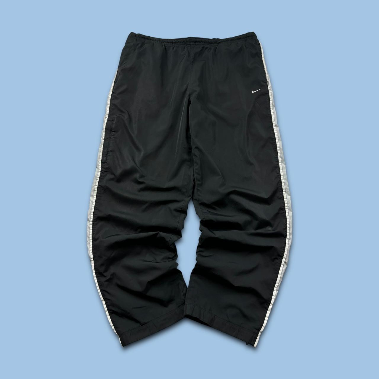 VINTAGE Y2K NIKE BAGGY TRACKSUIT BOTTOMS BLACK