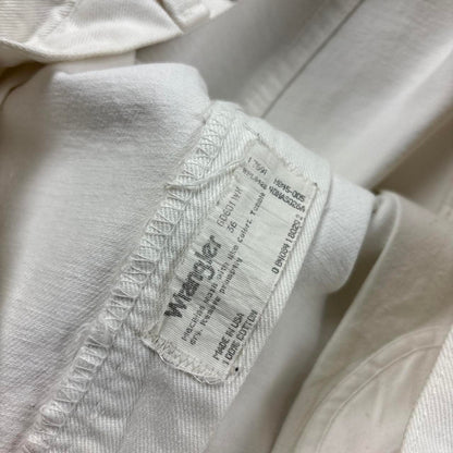 VINTAGE 00s WRANGLER BAGGY LOOSE JORTS WHITE