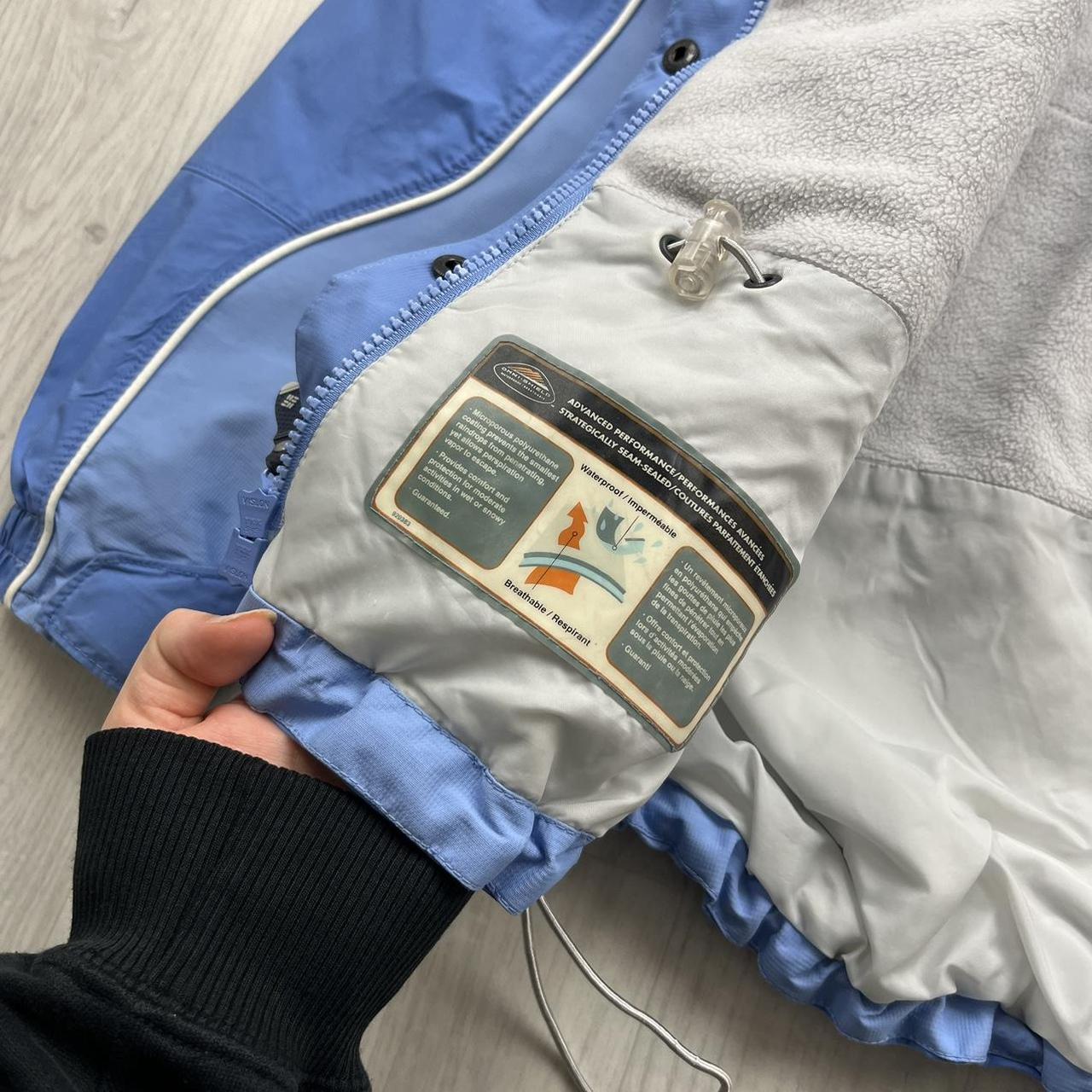 VINTAGE 00s COLUMBIA TECHNICAL UTILITY SKI JACKET BLUE