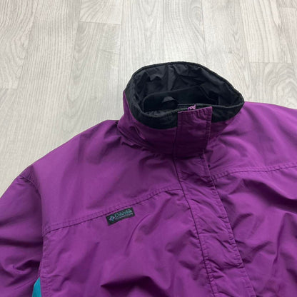 VINTAGE 00s COLUMBIA BUGABOO BOMBER HEAVY JACKET PURPLE