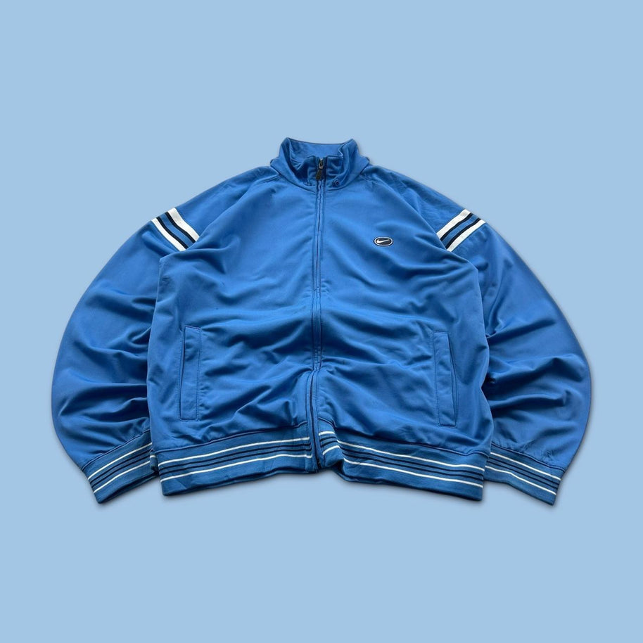 VINTAGE Y2K NIKE ZIP UP TRACK JACKET BLUE