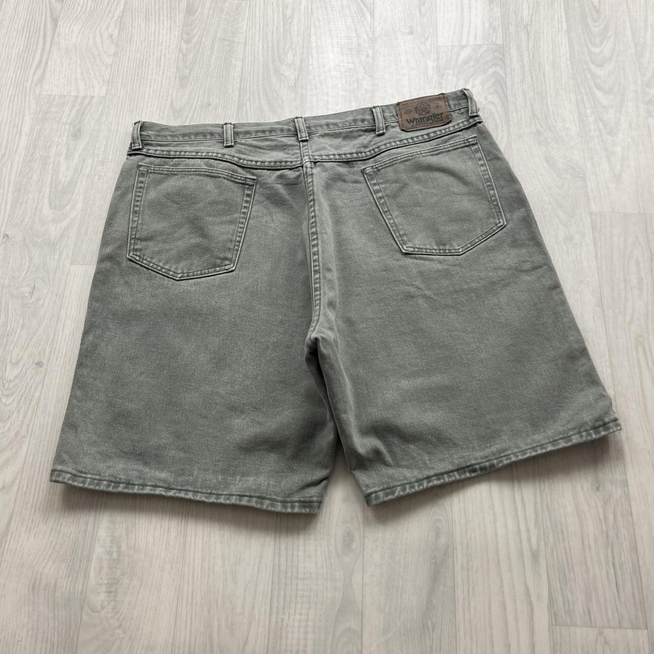 VINTAGE 00s WRANGLER BAGGY LOOSE JORTS MINT GREEN
