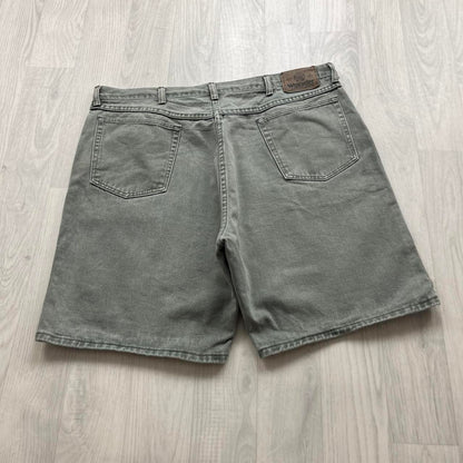 VINTAGE 00s WRANGLER BAGGY LOOSE JORTS MINT GREEN