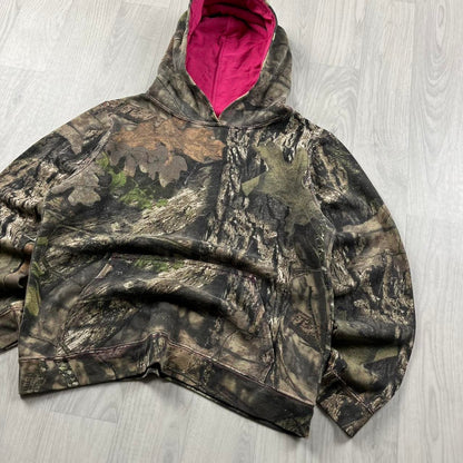 VINTAGE MOSSY OAK REALTREE HOODIE CAMO PINK