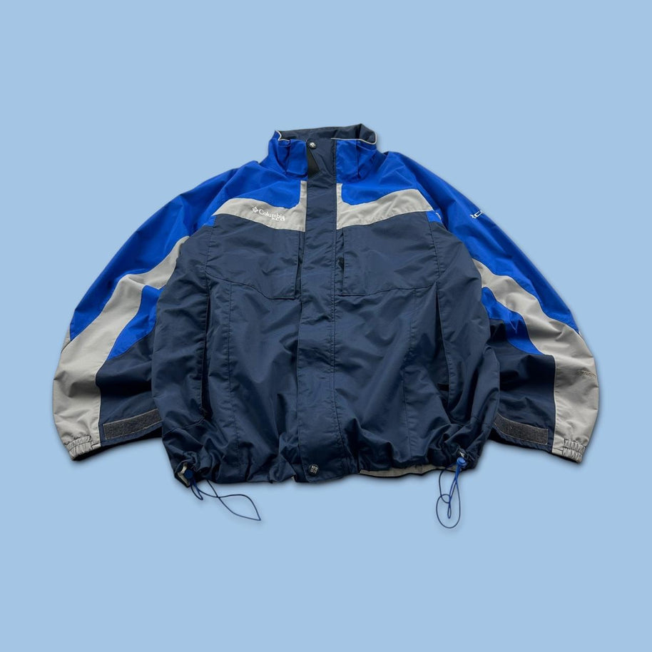 VINTAGE Y2K COLUMBIA TECHNICAL UTILITY SKI JACKET NAVY