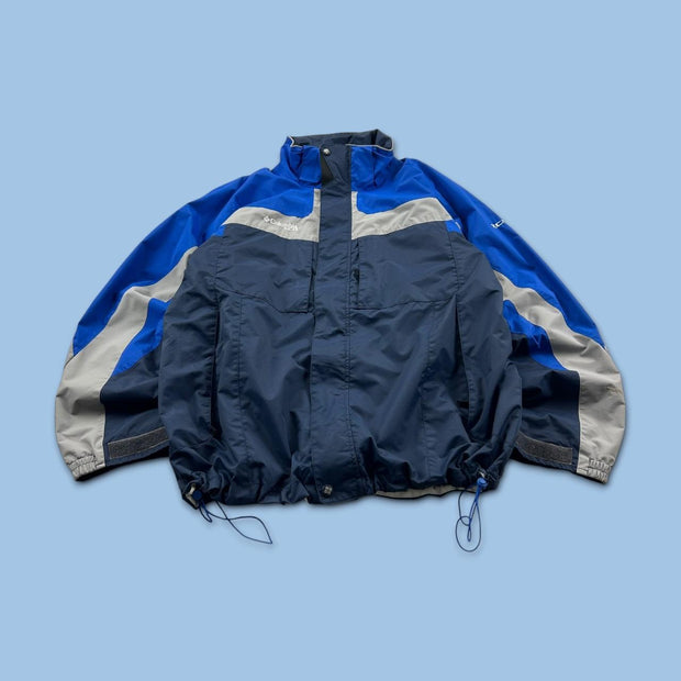 VINTAGE Y2K COLUMBIA TECHNICAL UTILITY SKI JACKET NAVY