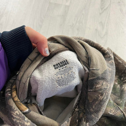 VINTAGE RUSSELL ATHLETIC REALTREE HOODIE CAMO
