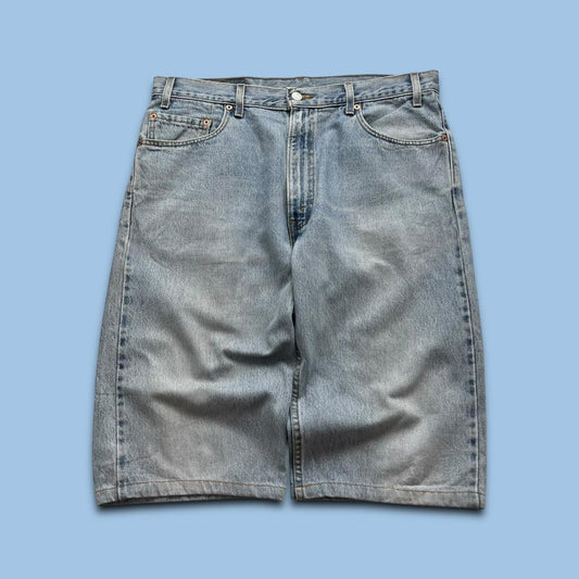 VINTAGE 00s LEVIS 505 BAGGY LOOSE JORTS LIGHT BLUE