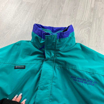 VINTAGE 00s COLUMBIA TECHNICAL HEAVY JACKET GREEN