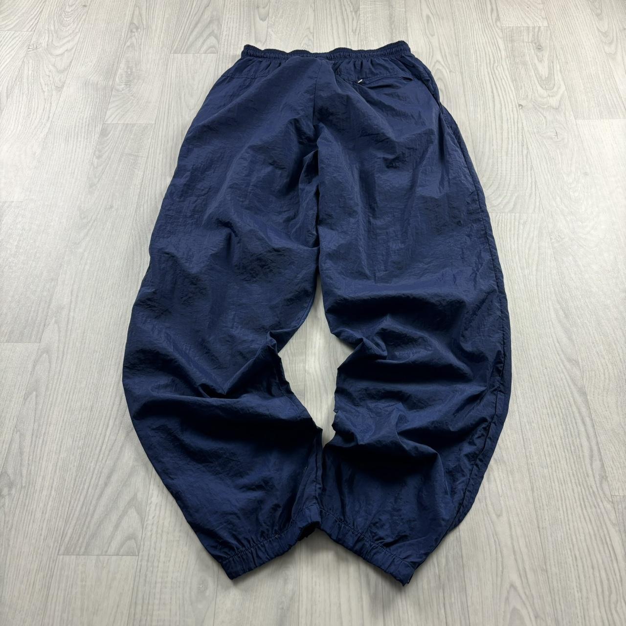 VINTAGE 90s NIKE BAGGY TRACKSUIT BOTTOMS NAVY