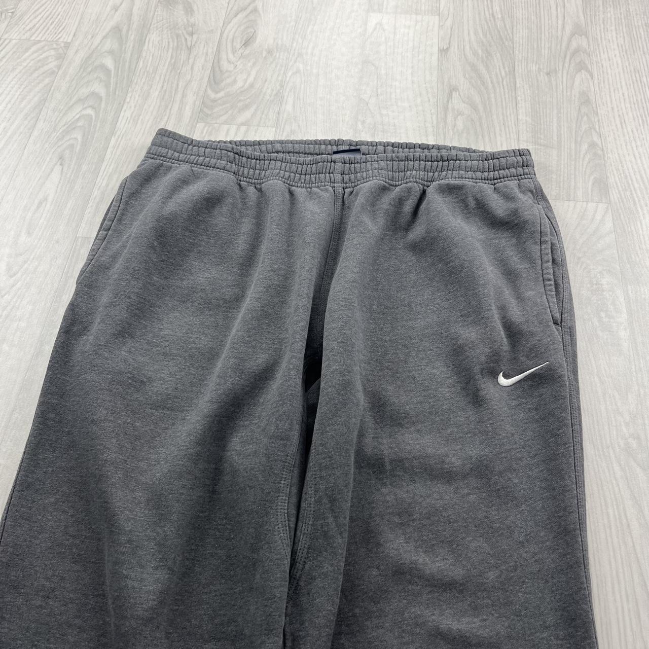 VINTAGE Y2K NIKE BAGGY COTTON SWEATPANTS GREY