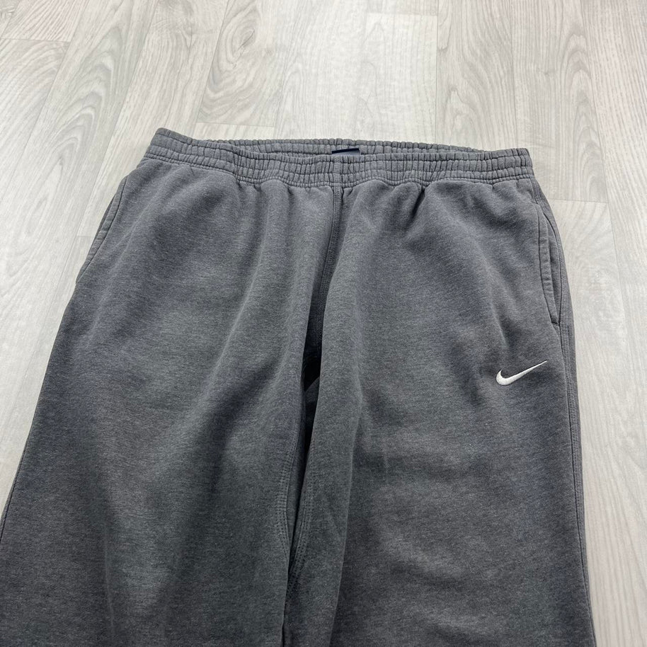 VINTAGE Y2K NIKE BAGGY COTTON SWEATPANTS GREY