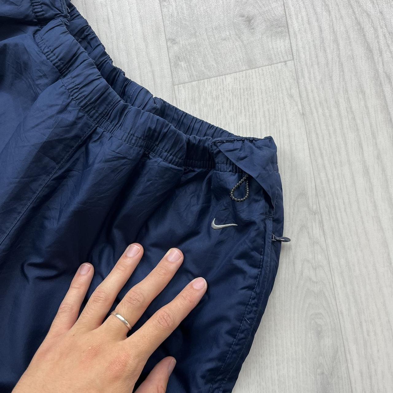 VINTAGE Y2K NIKE BAGGY TRACKSUIT BOTTOMS NAVY