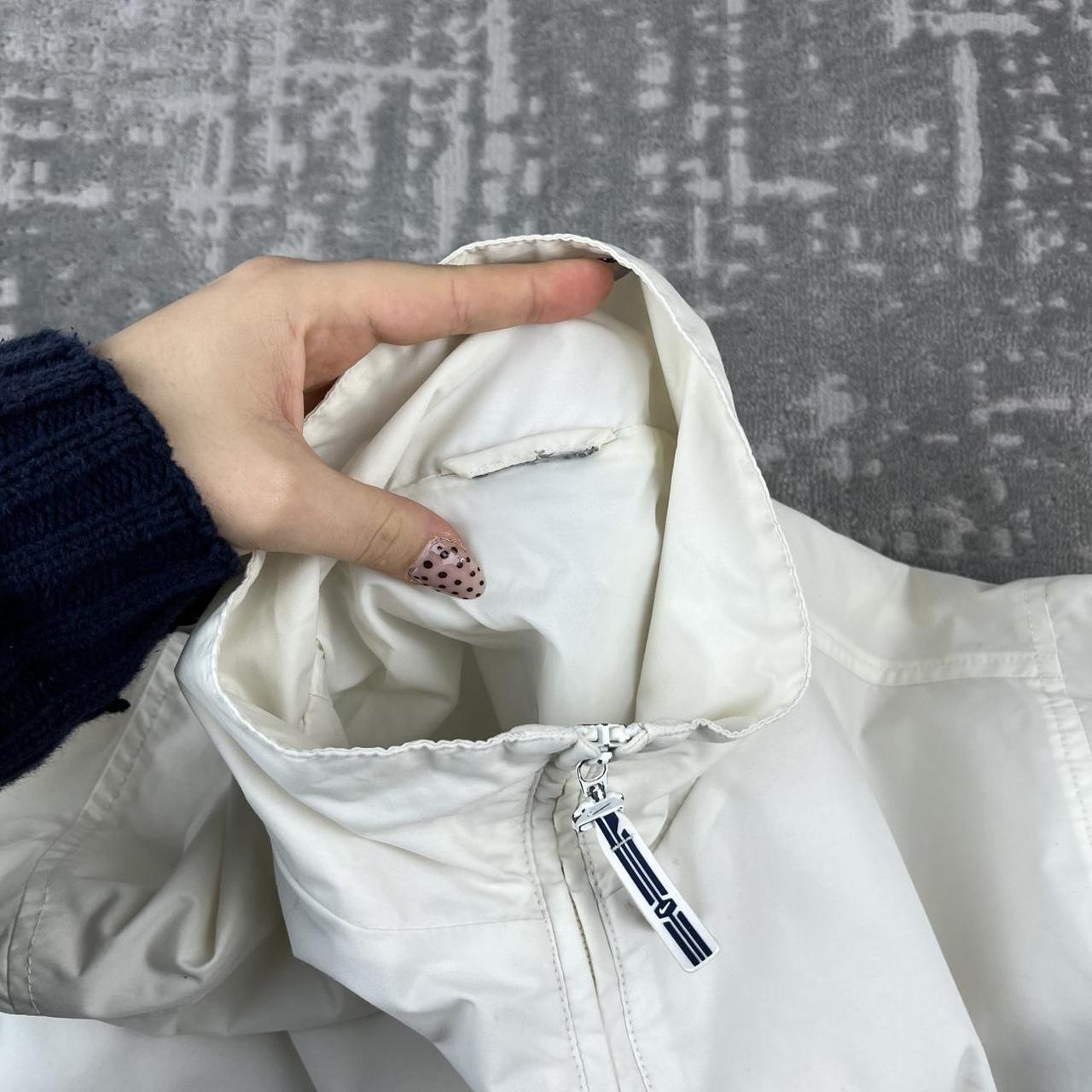 VINTAGE Y2K NIKE WINDBREAKER TRACKSUIT JACKET WHITE BLUE