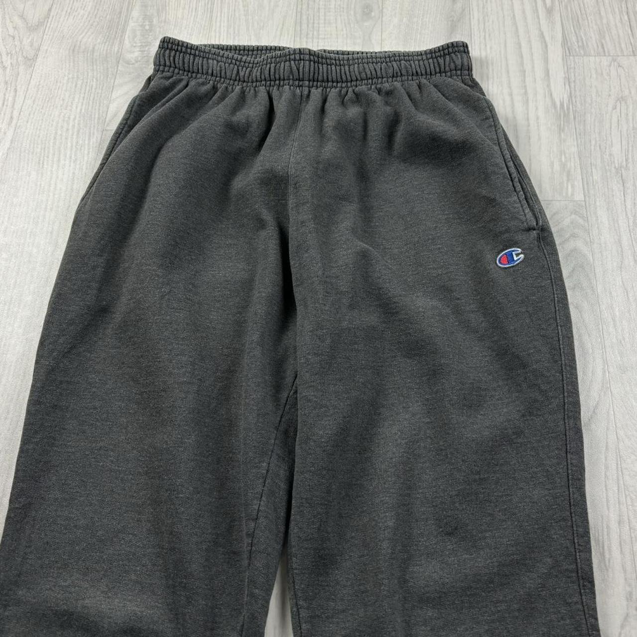 VINTAGE 00s CHAMPION STRAIGHT LEG SWEATPANTS GREY