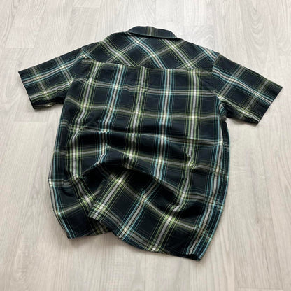 VINTAGE Y2K RIPCURL CHECKERED SHORT SLEEVE SHIRT