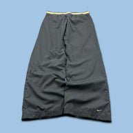 VINTAGE Y2K NIKE LOW RISE BAGGY TRACKSUIT BOTTOMS GREY