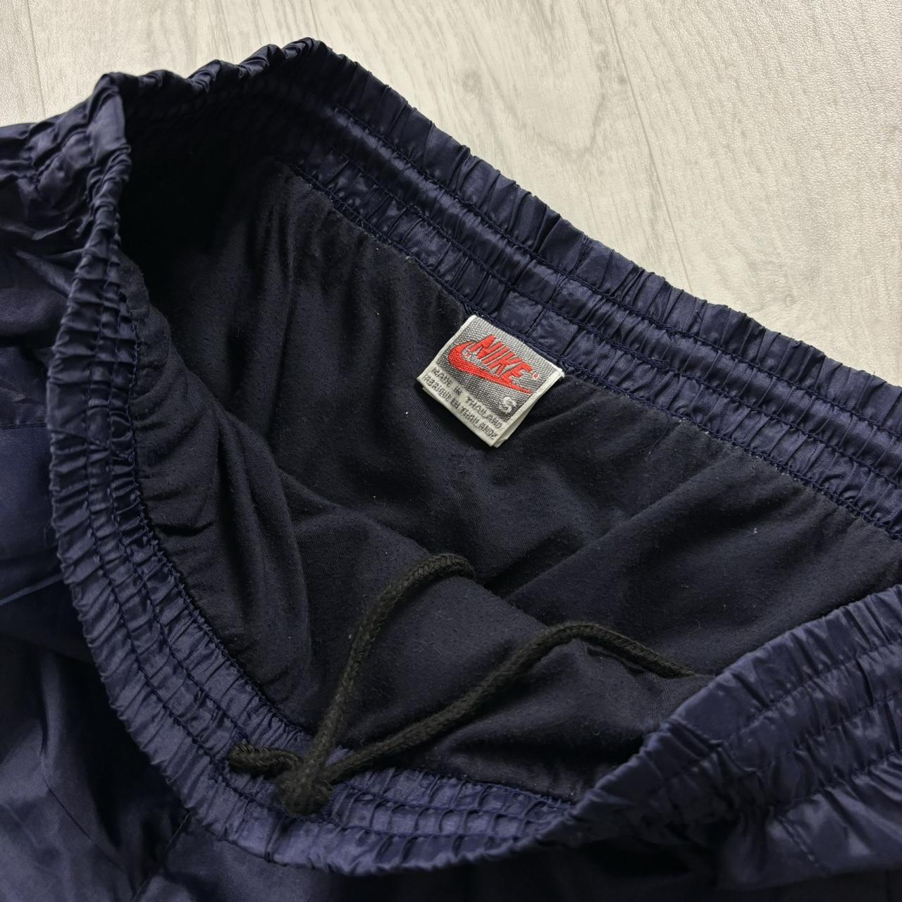 VINTAGE 90s NIKE STRAIGHT LEG BAGGY TRACKSUIT BOTTOMS NAVY