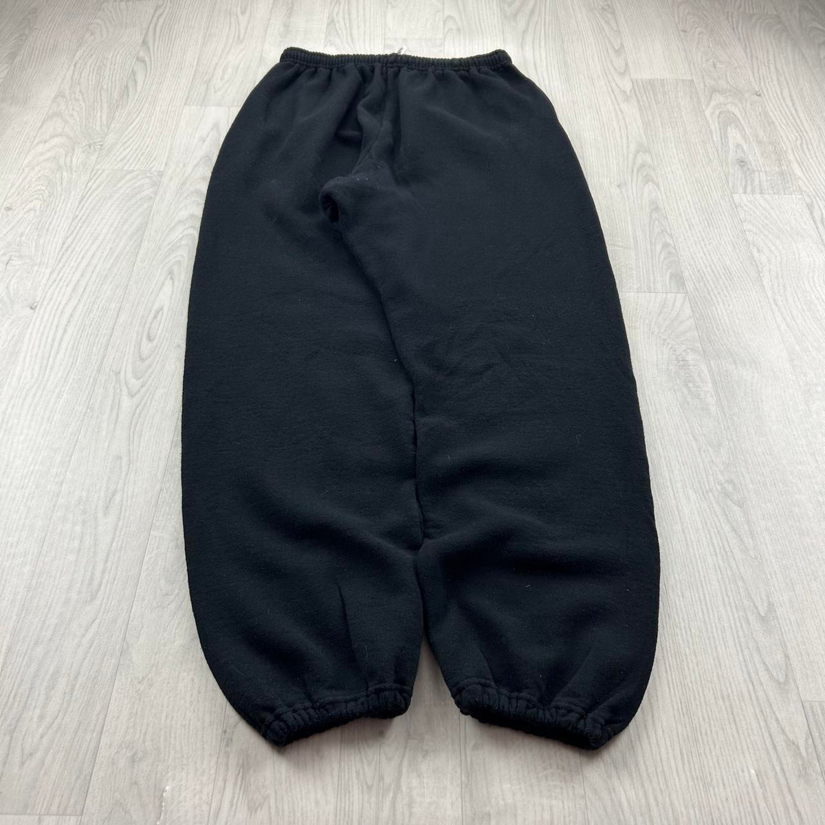 VINTAGE Y2K RUSSELL ATHLETIC BAGGY COTTON SWEATPANTS BLACK