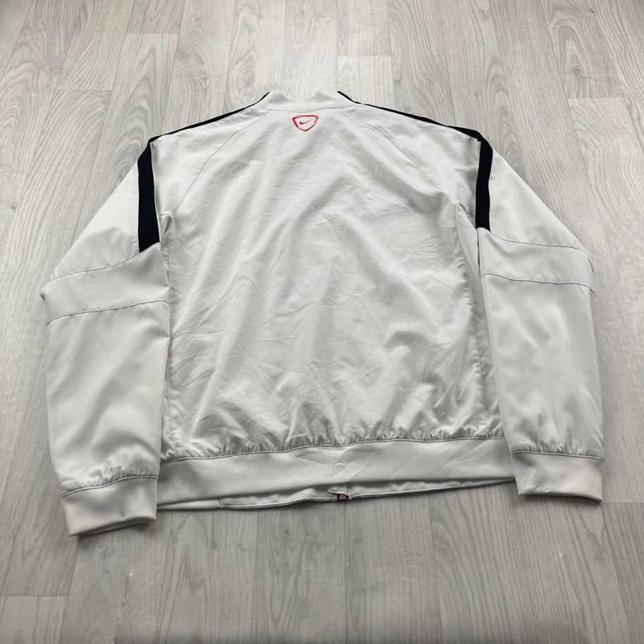2014/15 NIKE MANCHESTER UNITED FOOTBALL TRAINING TRACK JACKET WHITE