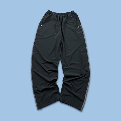 VINTAGE Y2K NIKE DRI FIT BAGGY TRACKSUIT BOTTOMS BLACK