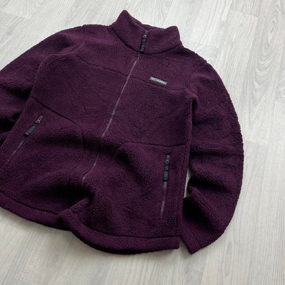 VINTAGE Y2K COLUMBIA FLEECE JACKET PURPLE BURGUNDY
