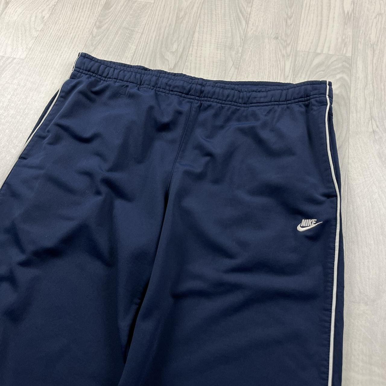 VINTAGE Y2K NIKE BAGGY TRACKSUIT BOTTOMS NAVY