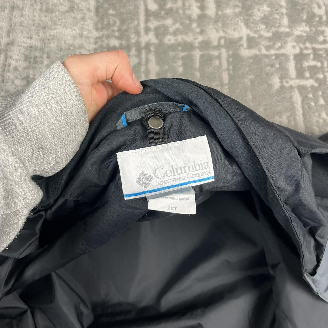 VINTAGE 00s COLUMBIA TECHNICAL NYLON UTILITY JACKET GREY BLACK