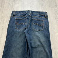 VINTAGE Y2K BILLABONG LOW RISE BOOTCUT JEANS BLUE