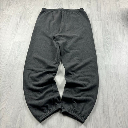 VINTAGE 00s CHAMPION BAGGY COTTON SWEATPANTS CHARCOAL GREY