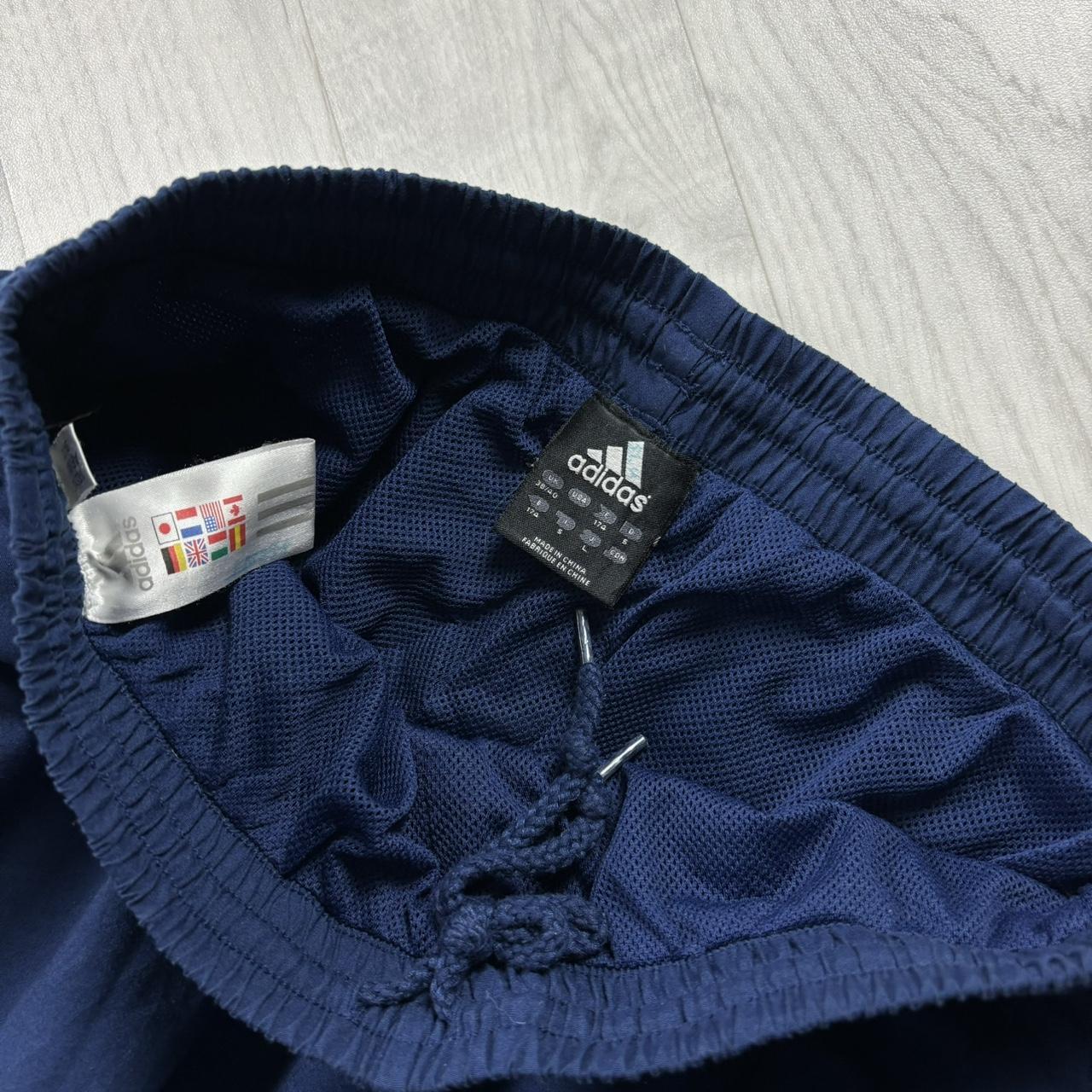 VINTAGE Y2K ADIDAS BAGGY TRACKSUIT BOTTOMS NAVY