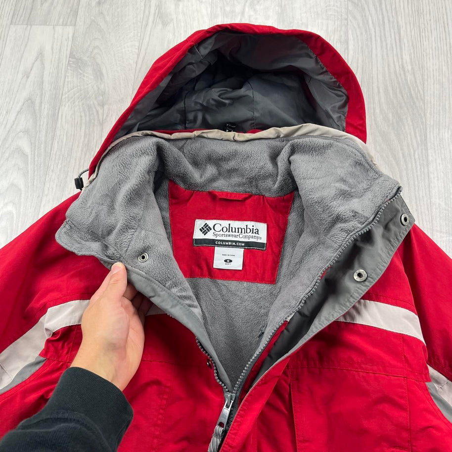 VINTAGE Y2K COLUMBIA TECHNICAL SKI JACKET RED