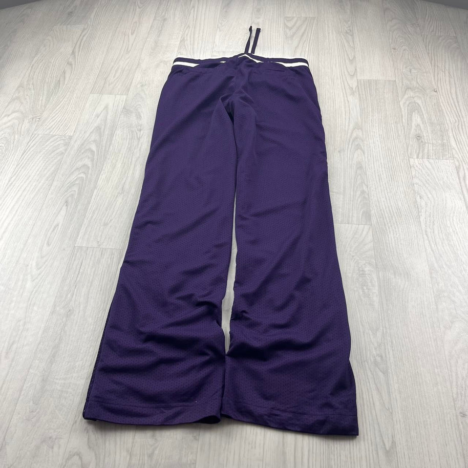 VINTAGE Y2K NIKE LOW RISE TRACKSUIT BOTTOMS PURPLE