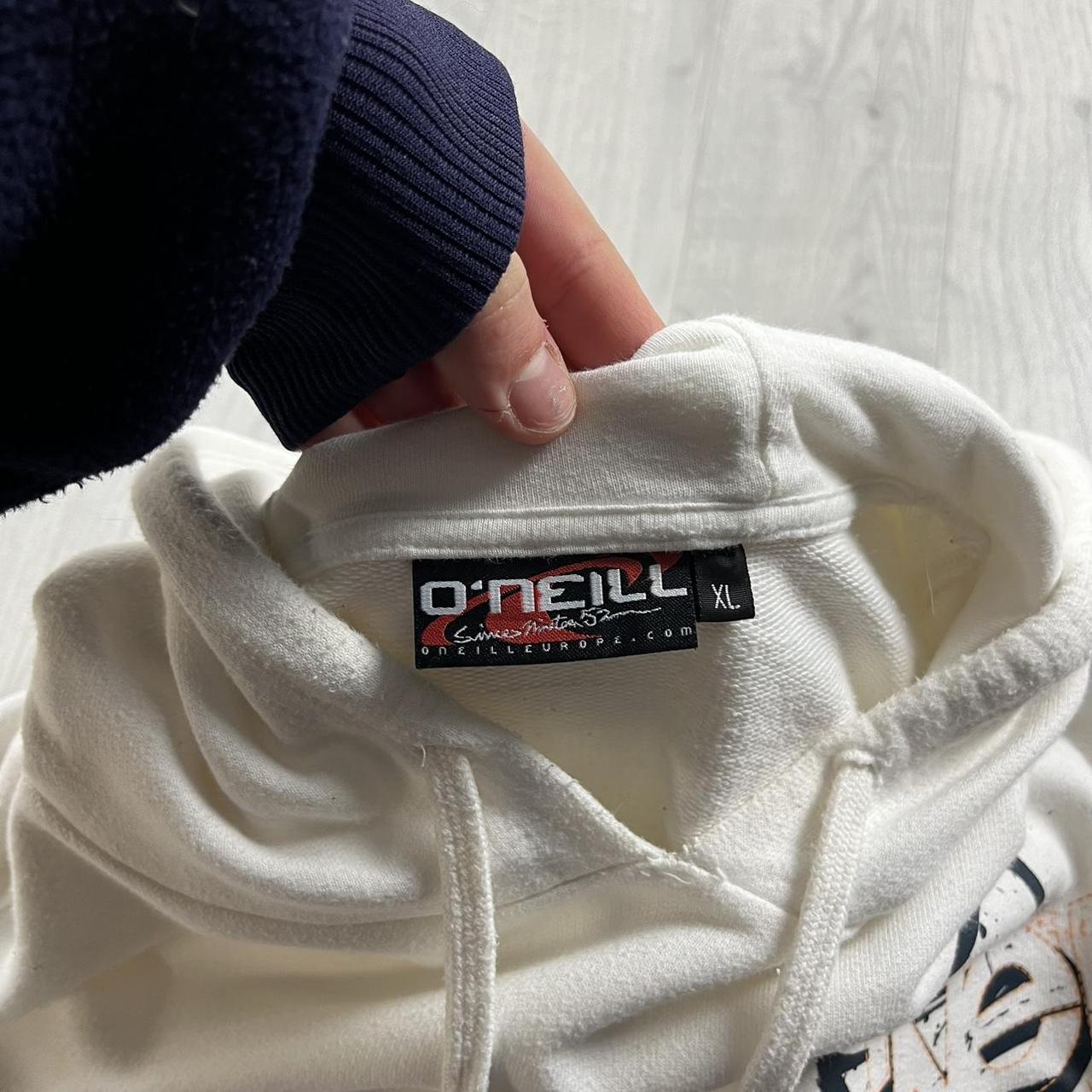 VINTAGE Y2K O’NEILL GRAPHIC HOODIE WHITE
