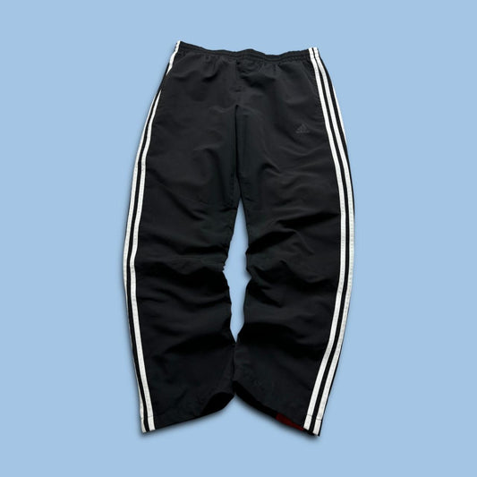 VINTAGE Y2K ADIDAS BAGGY TRACKSUIT BOTTOMS BLACK