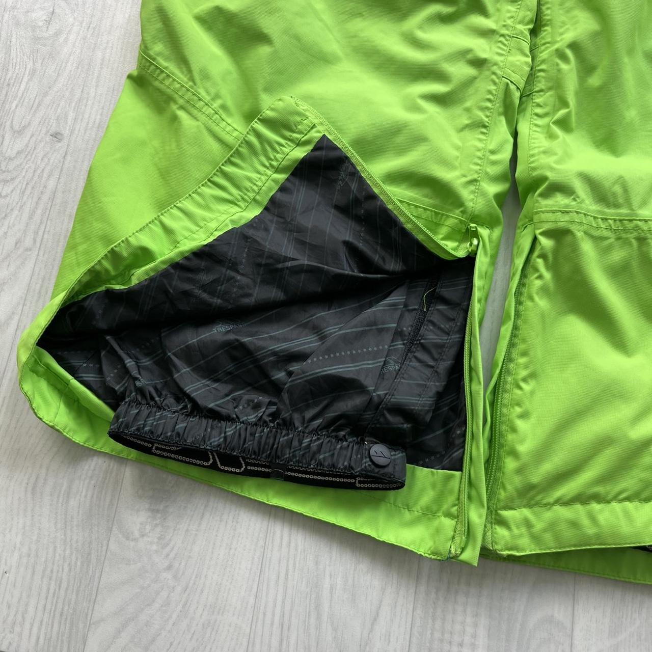 VINTAGE Y2K TRESPASS BAGGY SKI PANTS SALOPETTES GREEN