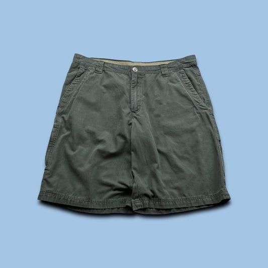 VINTAGE Y2K COLUMBIA BAGGY UTILITY SHORTS GREEN TEAL
