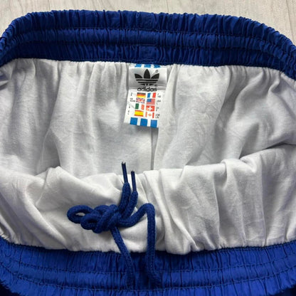 VINTAGE 90s ADIDAS BAGGY TRACKSUIT BOTTOMS BLUE