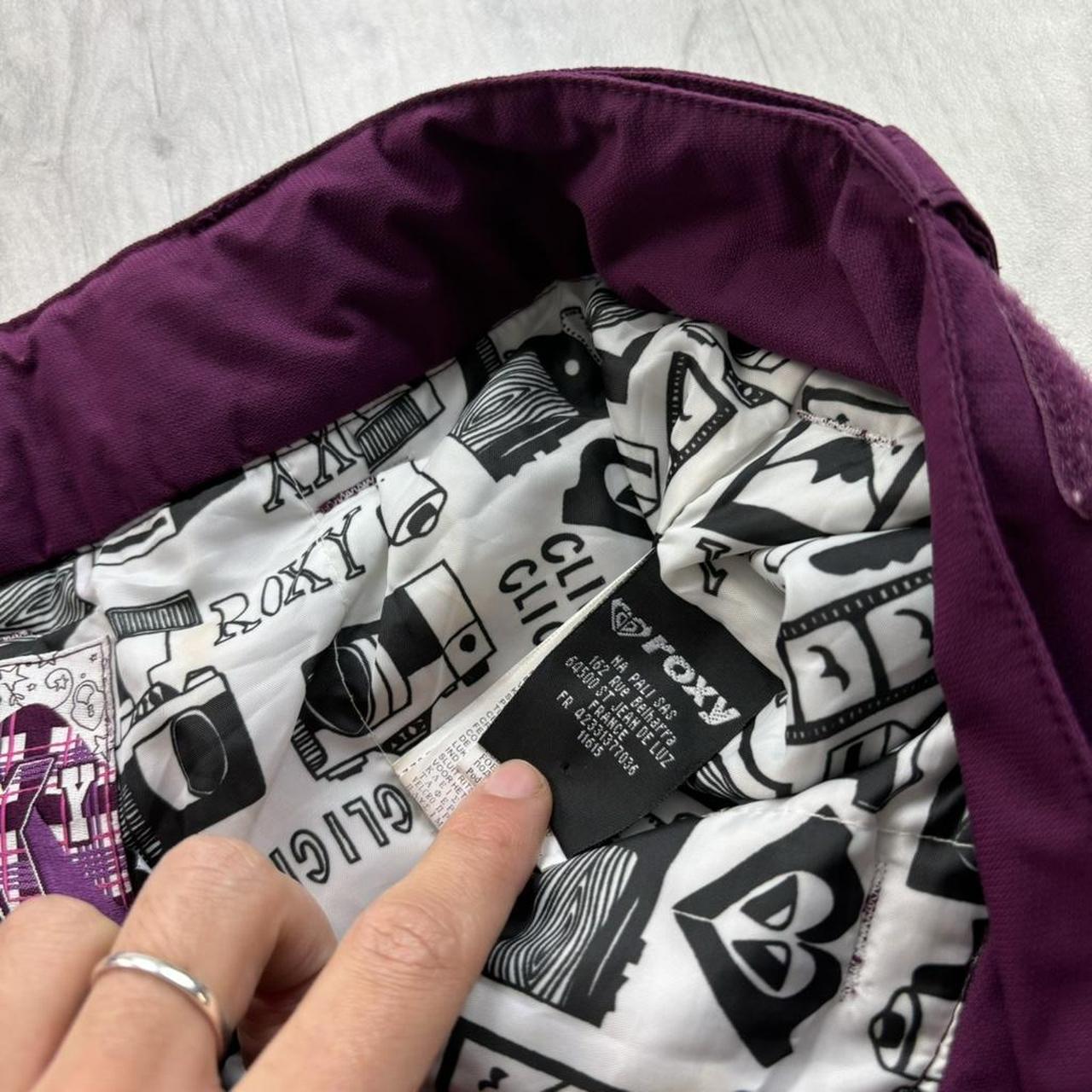 VINTAGE Y2K ROXY LOW RISE SKI PANTS SALOPETTES PURPLE