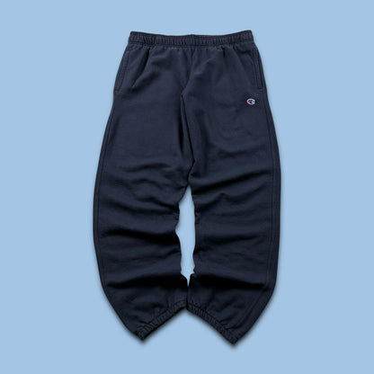 VINTAGE 00s CHAMPION BAGGY COTTON SWEATPANTS NAVY