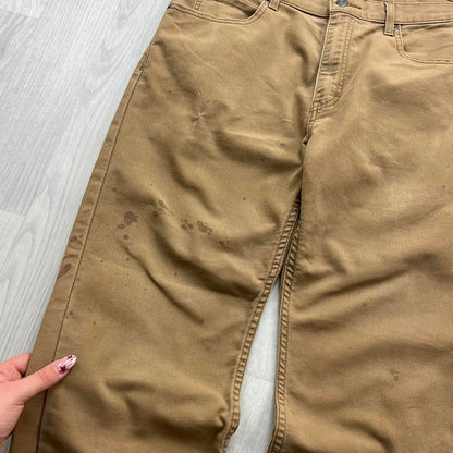 VINTAGE DICKIES WORKWEAR BAGGY JEANS BEIGE