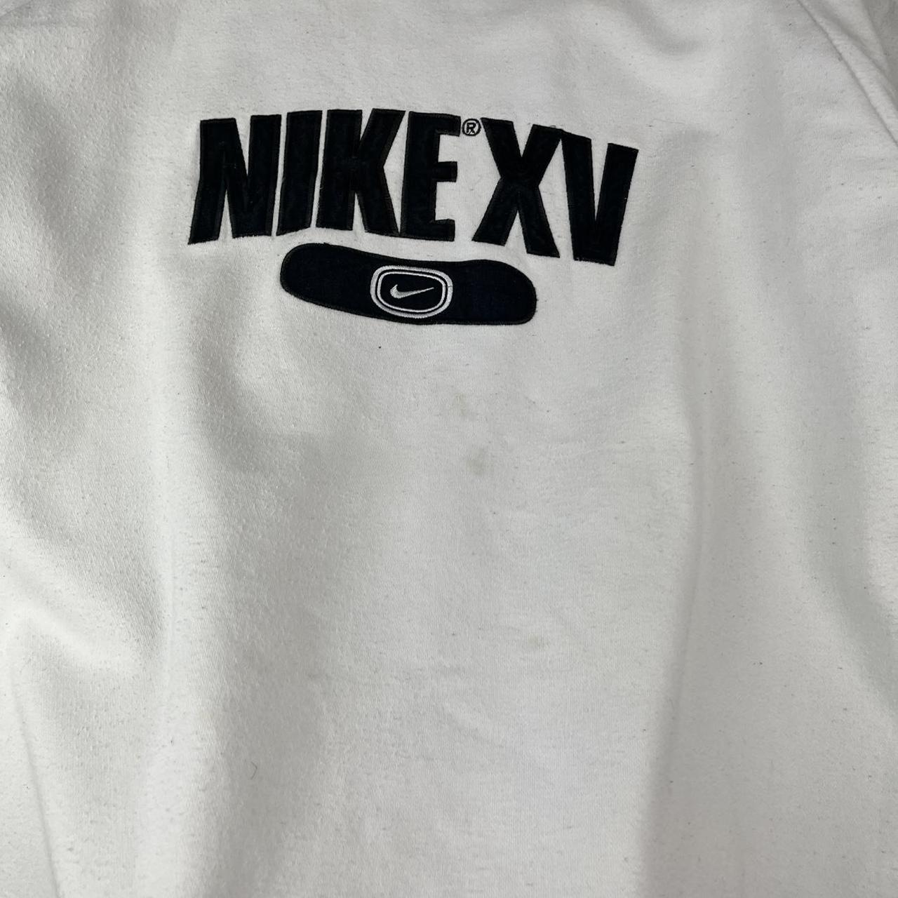 VINTAGE Y2K NIKE SPELL OUT BOXY SWEATSHIRT WHITE