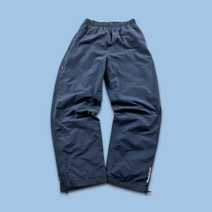VINTAGE 00s REEBOK CLASSIC STRAIGHT LEG BAGGY TRACKSUIT BOTTOMS NAVY (L)