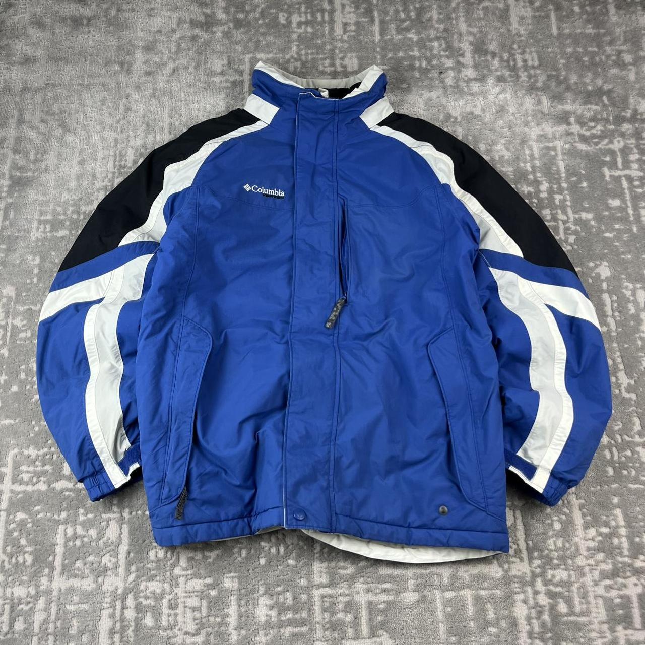 VINTAGE 00s COLUMBIA UTILITY SKI JACKET BLUE